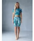 Dámské legíny nad kolena premium ALTISPORT VOJ/ALW001LEG02 EMERALD