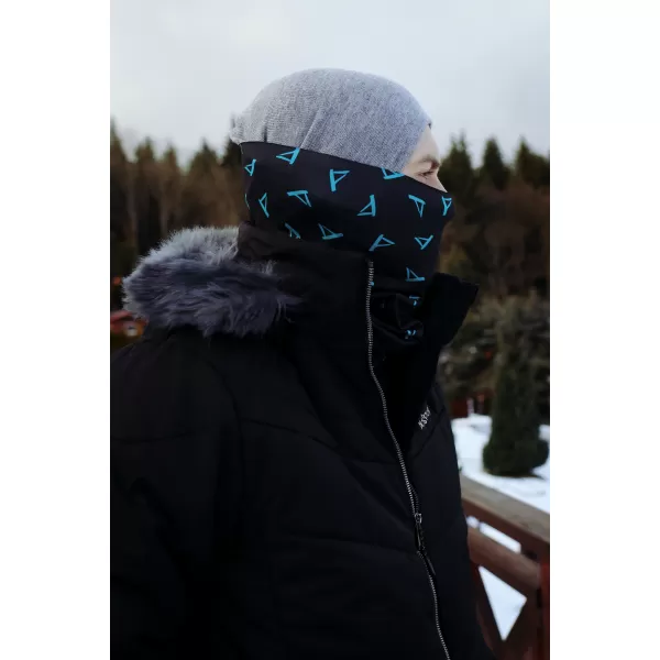  Nákrčník ALTISPORT VOJ/ALU013NAK01 ČERNÁ/EMERALD 