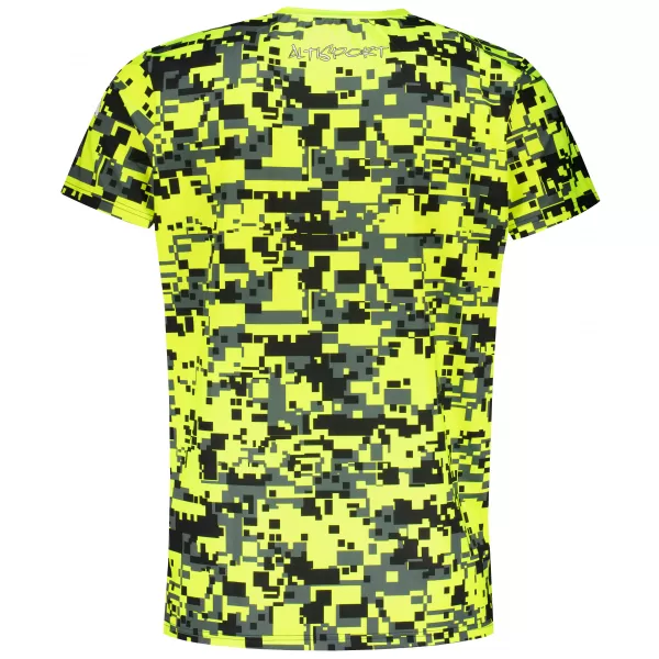  Pánské funkční triko premium plus ALTISPORT VOJ/ALM011TR02 NEON/ŽLUTÁ 