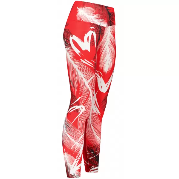  Dámské dlouhé legíny premium ALTISPORT VOJ/ALW001LEG01 ČERVENÁ 