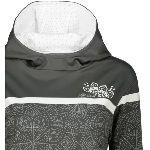  Dámská mikina premium ALTISPORT VOJ/ALW023MI01 ŠEDÁ 