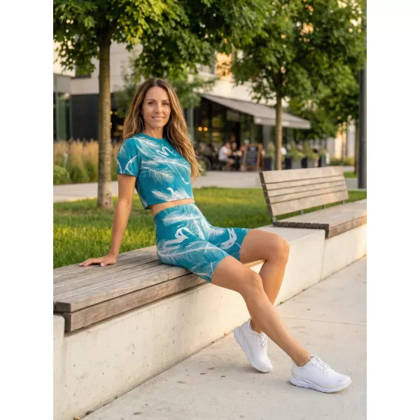 Dámské legíny nad kolena premium ALTISPORT VOJ/ALW001LEG02 EMERALD 