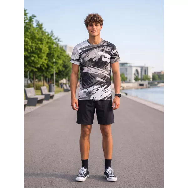  Pánské funkční triko premium ALTISPORT VOJ/ALM014TR01 ČERNOŠEDÁ 