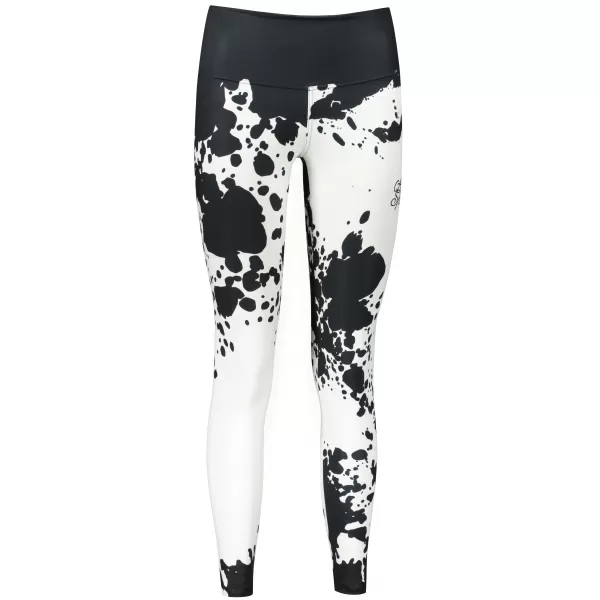  Dámské dlouhé legíny premium ALTISPORT VOJ/ALW012LEG01 ČERNÁ/BÍLÁ 