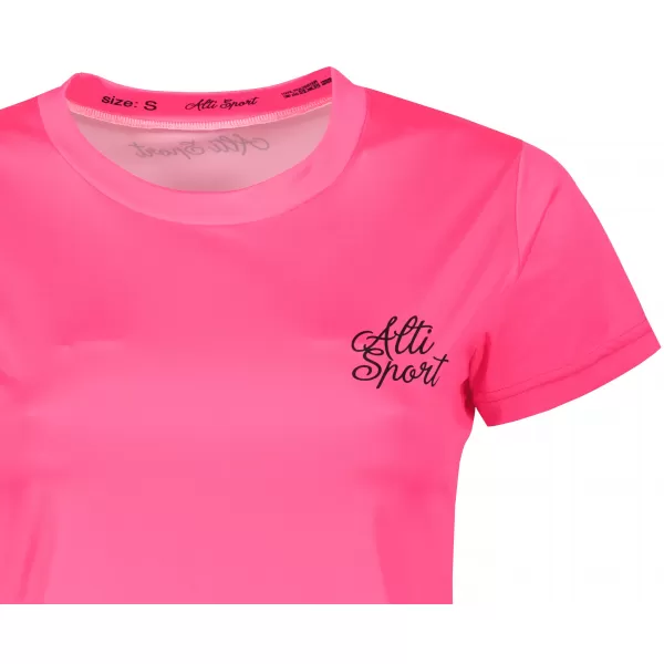  Dámské funkční triko premium ALTISPORT VOJ/ALW000TR01 FLUO PINK 