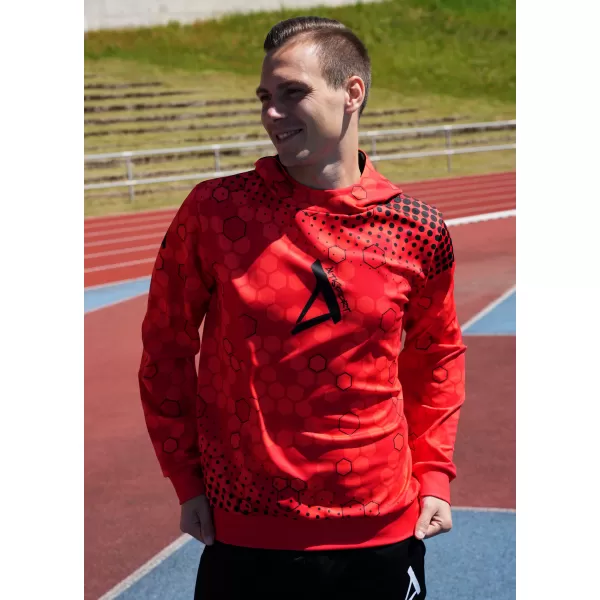  Pánská funkční mikina premium ALTISPORT VOJ/ALM005MI01 ČERVENÁ 