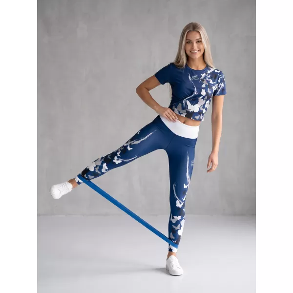  Dámské dlouhé legíny premium ALTISPORT VOJ/ALW022LEG01 NAVY 