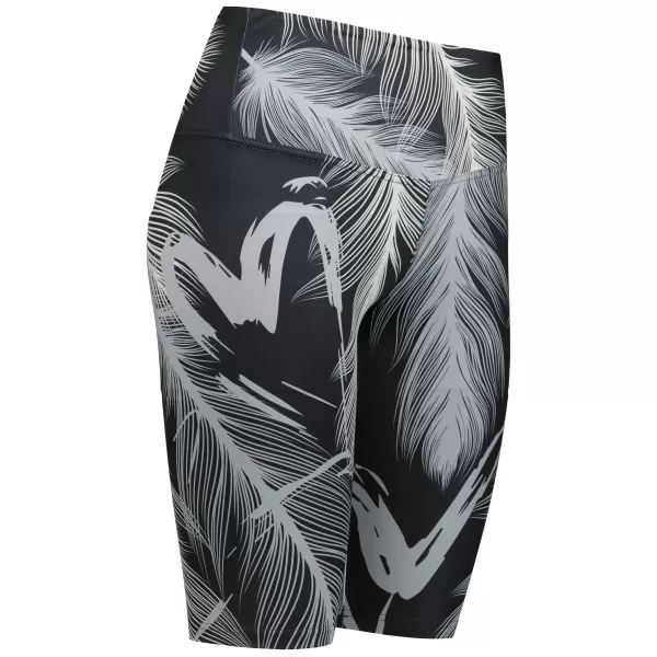  Dámské legíny nad kolena premium ALTISPORT VOJ/ALW001LEG02 ČERNÁ/ŠEDÁ 