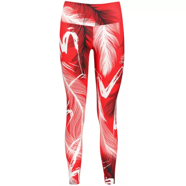  Dámské dlouhé legíny premium ALTISPORT VOJ/ALW001LEG01 ČERVENÁ 