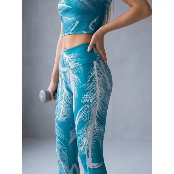  Dámské dlouhé legíny premium ALTISPORT VOJ/ALW001LEG01 EMERALD 