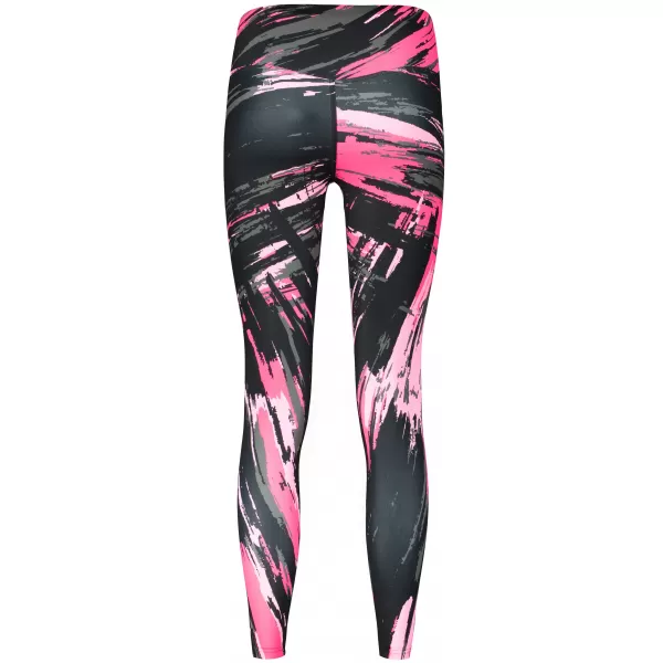  Dámské dlouhé legíny premium ALTISPORT VOJ/ALW010LEG01 ČERNÁ/SVĚTLE RŮŽOVÁ 