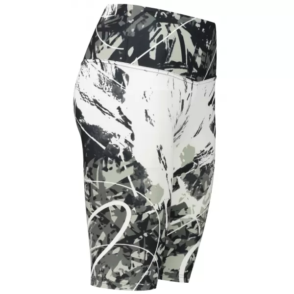  Dámské legíny nad kolena premium ALTISPORT VOJ/ALW018LEG02 ČERNOBÍLÁ 