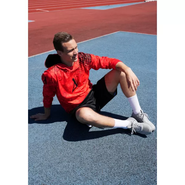  Pánská funkční mikina premium ALTISPORT VOJ/ALM005MI01 ČERVENÁ 