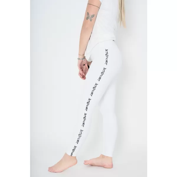  Dámské dlouhé legíny premium ALTISPORT VOJ/ALW021LEG01 BÍLÁ 