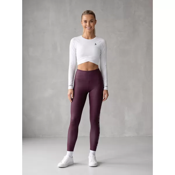  Dámské dlouhé legíny premium ALTISPORT VOJ/ALW021LEG01 FIALOVÁ 