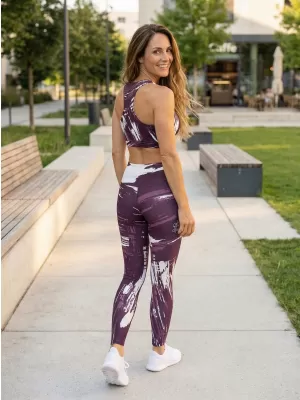 Dámská sportovní podprsenka premium ALTISPORT VOJ/ALW010POD01 FIALOVÁ