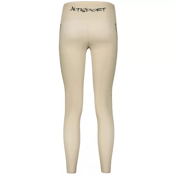  Dámské dlouhé legíny premium ALTISPORT VOJ/ALW021LEG01 HNĚDÁ 