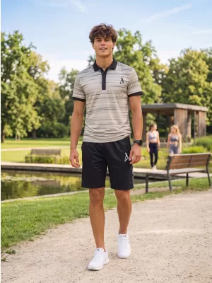 Pánské funkční kraťasy premium ALTISPORT VOJ/ALM021KRA01 ČERNÁ
