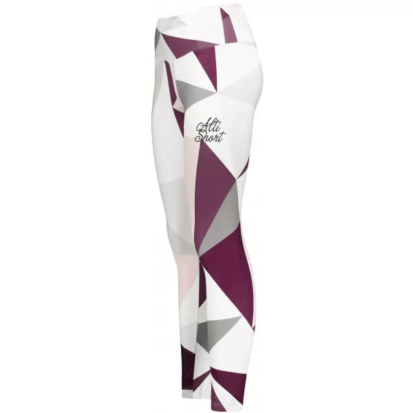  Dámské dlouhé legíny premium ALTISPORT VOJ/ALW007LEG01 BÍLÁ 