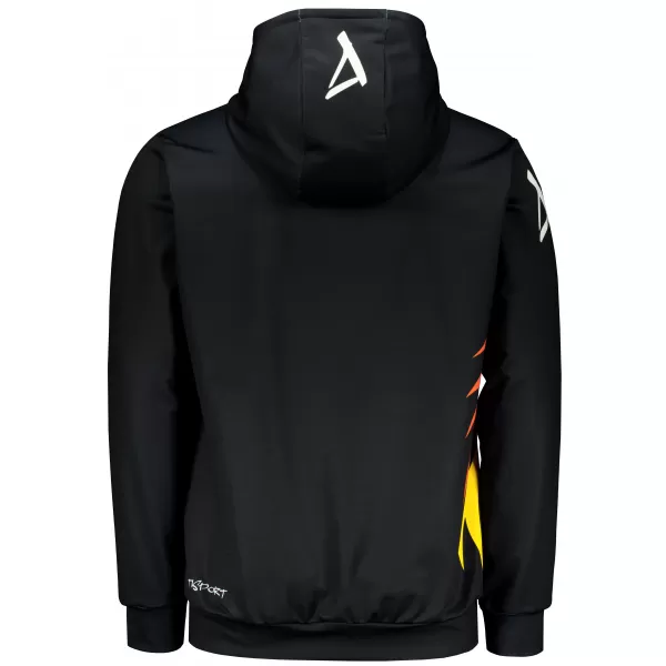 Pánská funkční mikina premium ALTISPORT VOJ/ALM029MI01 ČERNOŽLUTÁ 