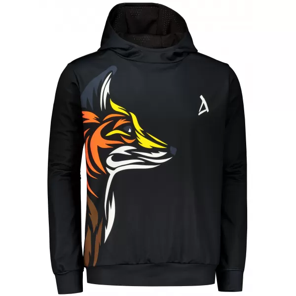  Pánská funkční mikina premium ALTISPORT VOJ/ALM029MI01 ČERNOŽLUTÁ 