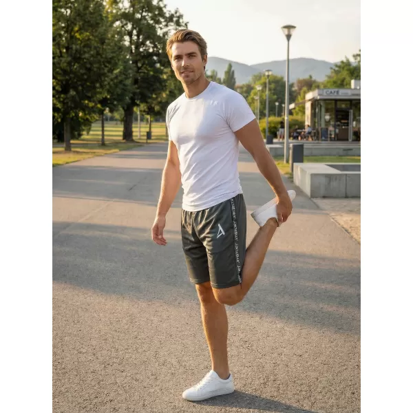  Pánské funkční kraťasy premium ALTISPORT VOJ/ALM021KRA01 ŠEDÁ 