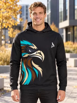 Pánská funkční mikina premium ALTISPORT VOJ/ALM029MI01 ČERNOMODRÁ