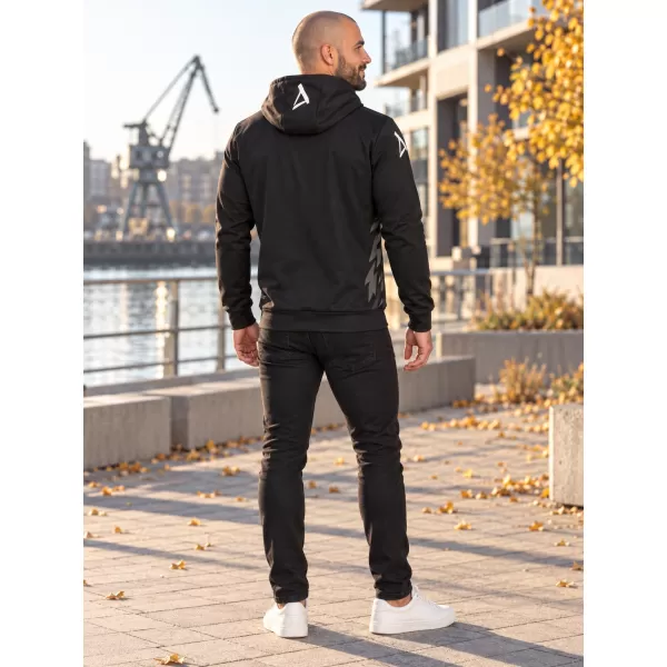  Pánská funkční mikina premium ALTISPORT VOJ/ALM029MI01 ČERNOŠEDÁ 