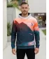 Pánská funkční mikina premium ALTISPORT VOJ/ALM030MI01 ORANŽOVÁ