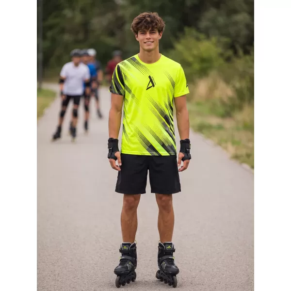  Pánské funkční tričko premium ALTISPORT VOJ/ALM028TR01 NEONOVĚ ŽLUTÁ 