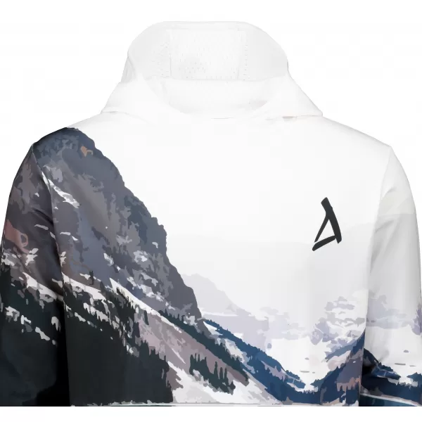  Pánská funkční mikina premium ALTISPORT VOJ/ALM030MI01 BÍLÁ/MODRÁ 