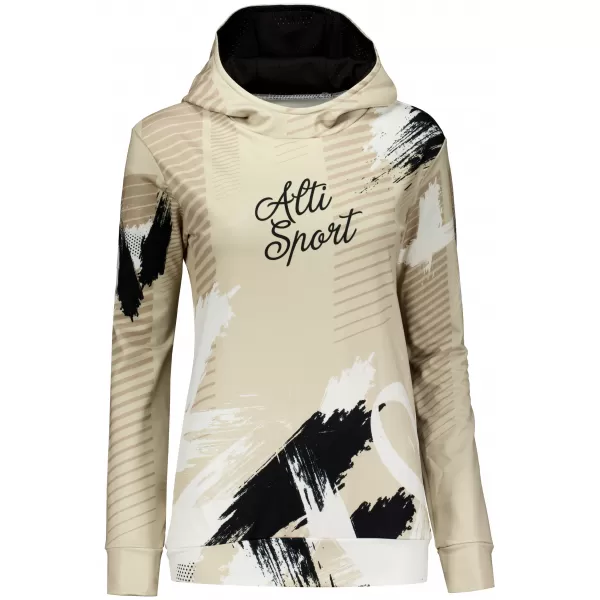  Dámská funkční mikina premium ALTISPORT VOJ/ALW027MI01 HNĚDÁ 