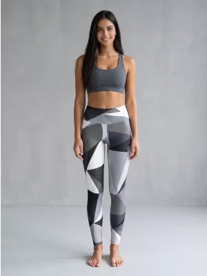 Dámské dlouhé legíny premium ALTISPORT VOJ/ALW007LEG01 ŠEDÁ