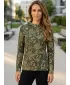 Dámská funkční mikina premium ALTISPORT VOJ/ALW025MI01 MILITARY