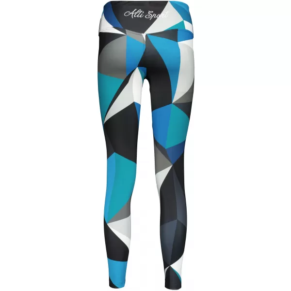  Dámské dlouhé legíny premium ALTISPORT VOJ/ALW007LEG01 PETROLEJOVÁ 