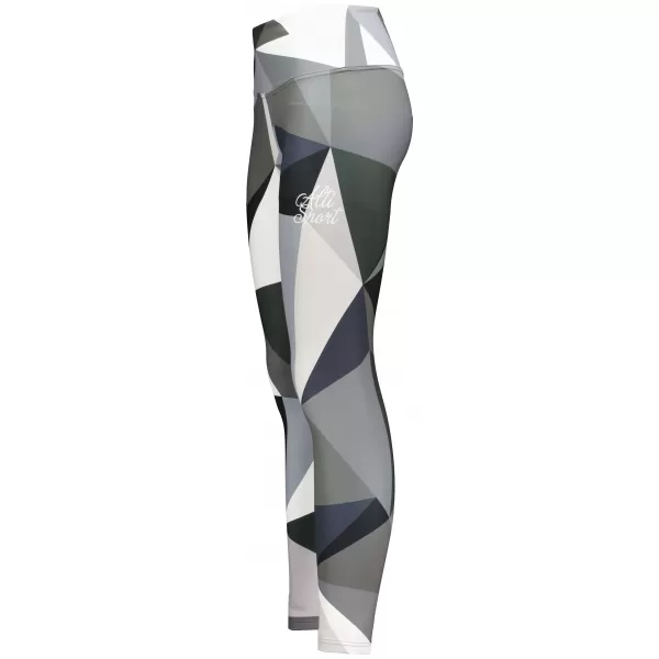  Dámské dlouhé legíny premium ALTISPORT VOJ/ALW007LEG01 ŠEDÁ 