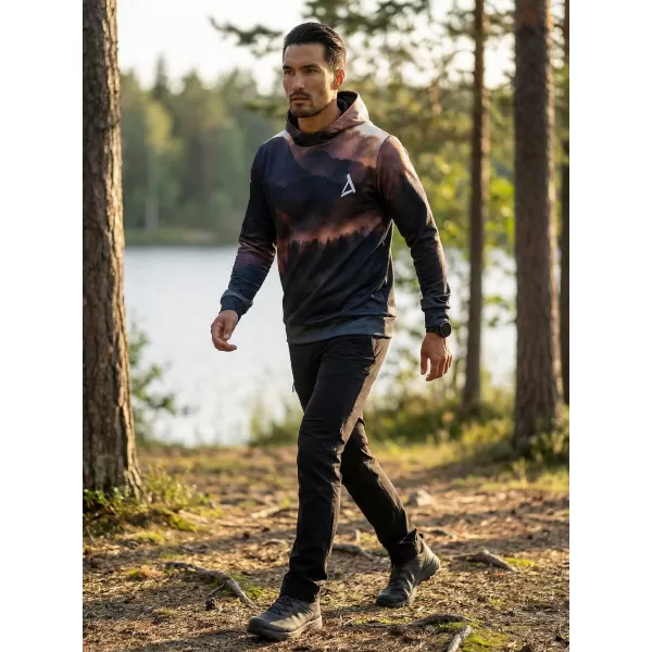  Pánská funkční mikina premium ALTISPORT VOJ/ALM030MI01 FIALOVÁ 