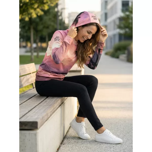  Dámská funkční mikina premium ALTISPORT VOJ/ALW030MI01 RŮŽOVÁ 