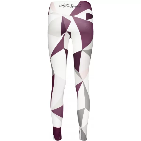  Dámské dlouhé legíny premium ALTISPORT VOJ/ALW007LEG01 BÍLÁ 