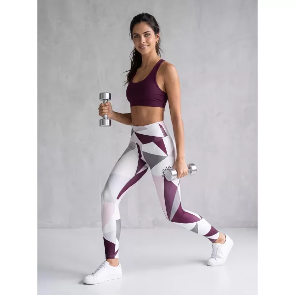  Dámské dlouhé legíny premium ALTISPORT VOJ/ALW007LEG01 BÍLÁ 