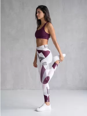 Dámské dlouhé legíny premium ALTISPORT VOJ/ALW007LEG01 BÍLÁ