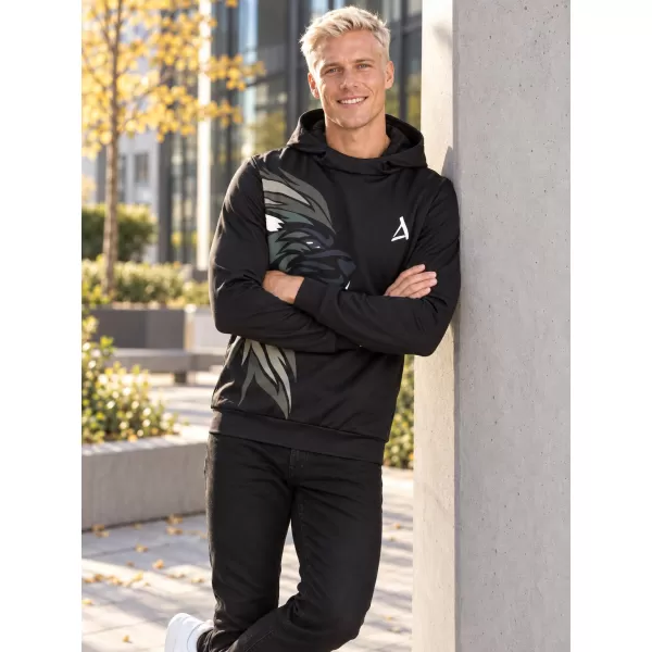  Pánská funkční mikina premium ALTISPORT VOJ/ALM029MI01 ČERNOBÉŽOVÁ 