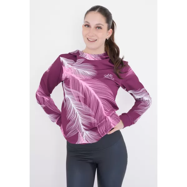  Dámská funkční mikina premium ALTISPORT VOJ/ALW001MI01 FUCHSIOVÁ 