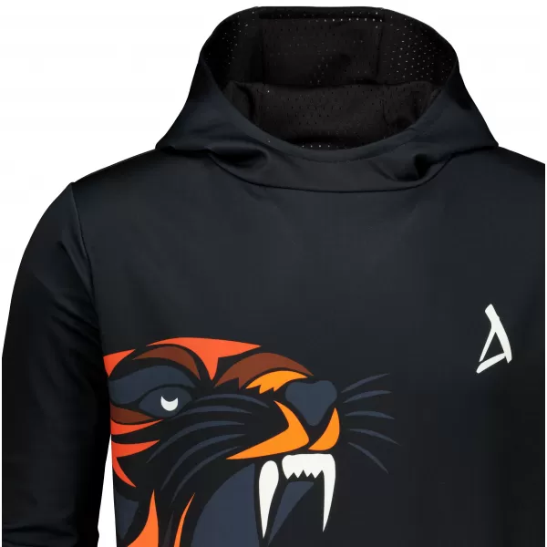  Pánská funkční mikina premium ALTISPORT VOJ/ALM029MI01 ČERNOORANŽOVÁ 