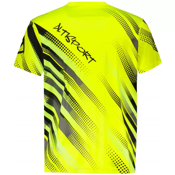  Pánské funkční tričko premium ALTISPORT VOJ/ALM028TR01 NEONOVĚ ŽLUTÁ 
