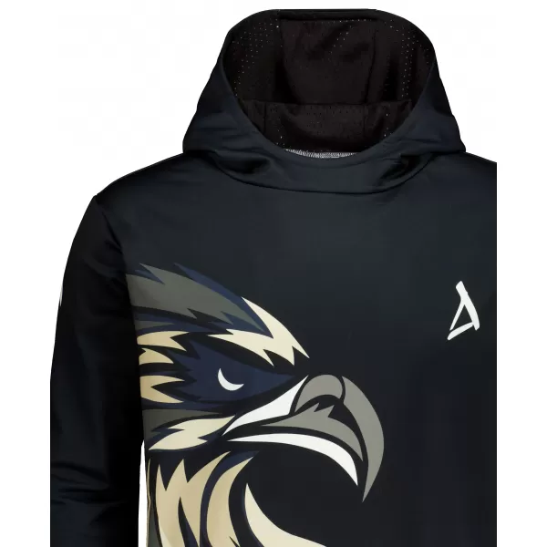  Pánská funkční mikina premium ALTISPORT VOJ/ALM029MI01 ČERNOHNĚDÁ 