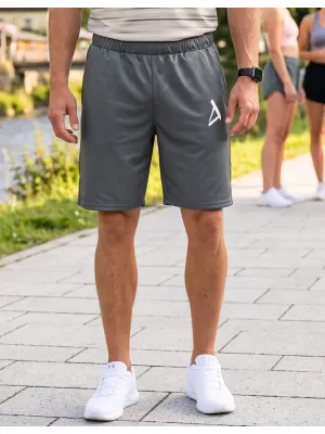 Pánské funkční kraťasy premium ALTISPORT VOJ/ALM013KRA01 ŠEDÁ