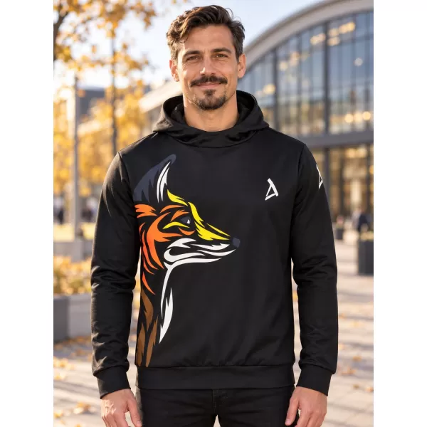  Pánská funkční mikina premium ALTISPORT VOJ/ALM029MI01 ČERNOŽLUTÁ 