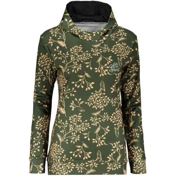  Dámská funkční mikina premium ALTISPORT VOJ/ALW025MI01 MILITARY 