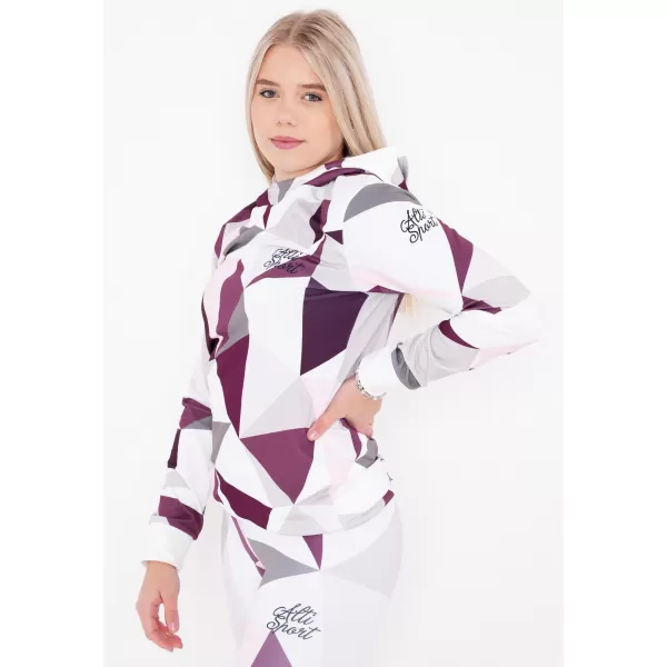  Dámská funkční mikina premium ALTISPORT VOJ/ALW007MI01 BÍLÁ 